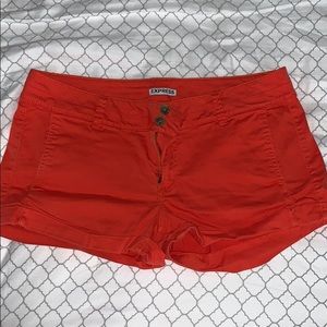 Express low rise shorts